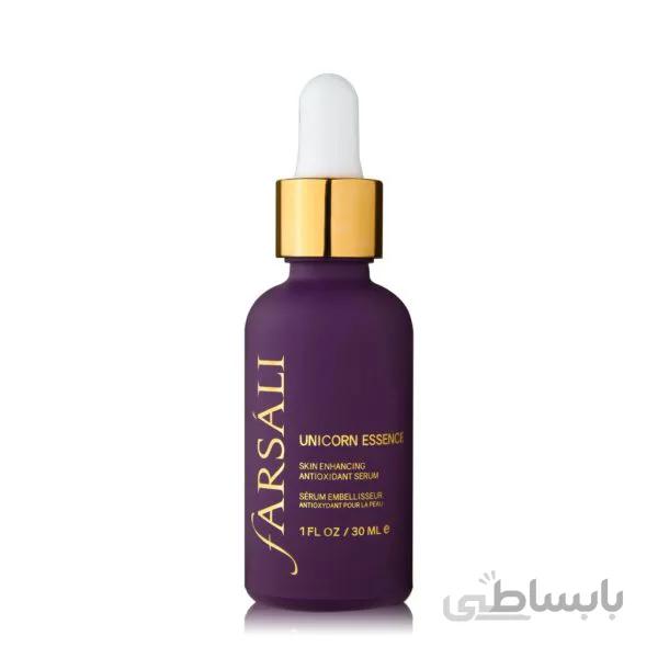 سرم فارسالی رنگ بنفش ا زیر سازی آرایش مرطوب کننده و آبرسان بستن منافذ پوست مناسب پوست چرب و نرمال فورمولاسیون هیدراته (بدون چربی) روشن کننده پوست