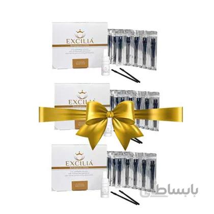 پک سه تایی محلول تقویت کننده مژه و ابرو اکسیلیا