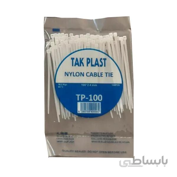 بست کمربندی مدل TAKPLAST-100MM بسته 100 عددی