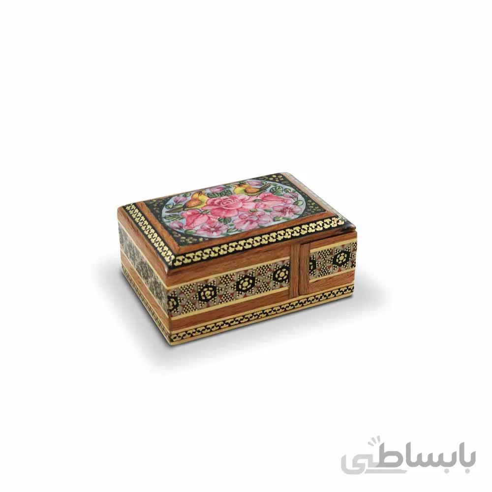 جعبه خاتم کاری کوچک