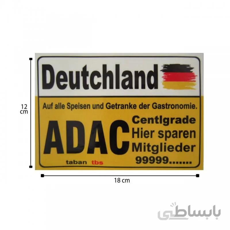 برچسب شیشه کد 101 ADAC
