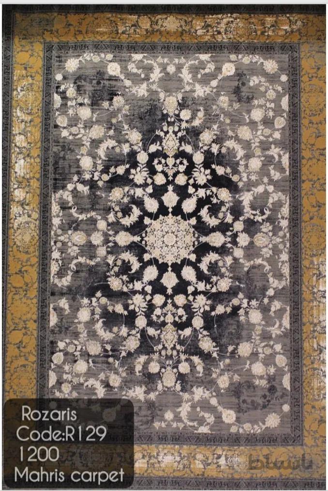 فرش ماهریس طرح روزاریس R129 ا mahris-mahtab-k