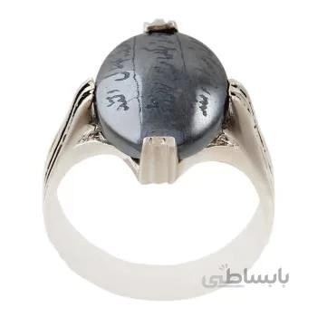 انگشتر نقره مردانه مدل حدید جلال الله کد AM_1450
