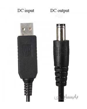 کابل افزاینده ولتاژ usb به 12 ولت