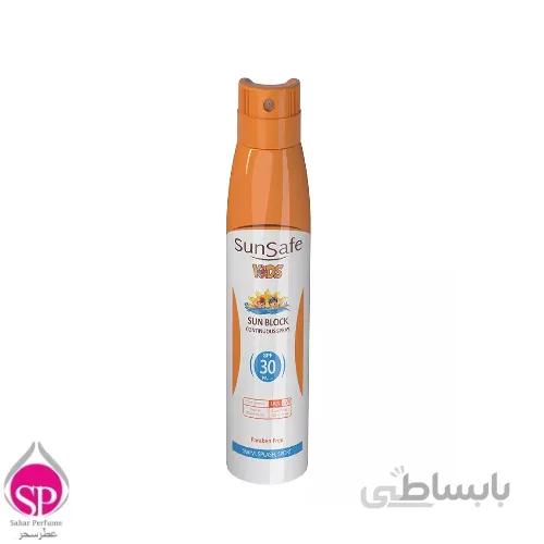 اسپری ضد آفتاب کودکان سان سیف با SPF 30 حجم 50 میل