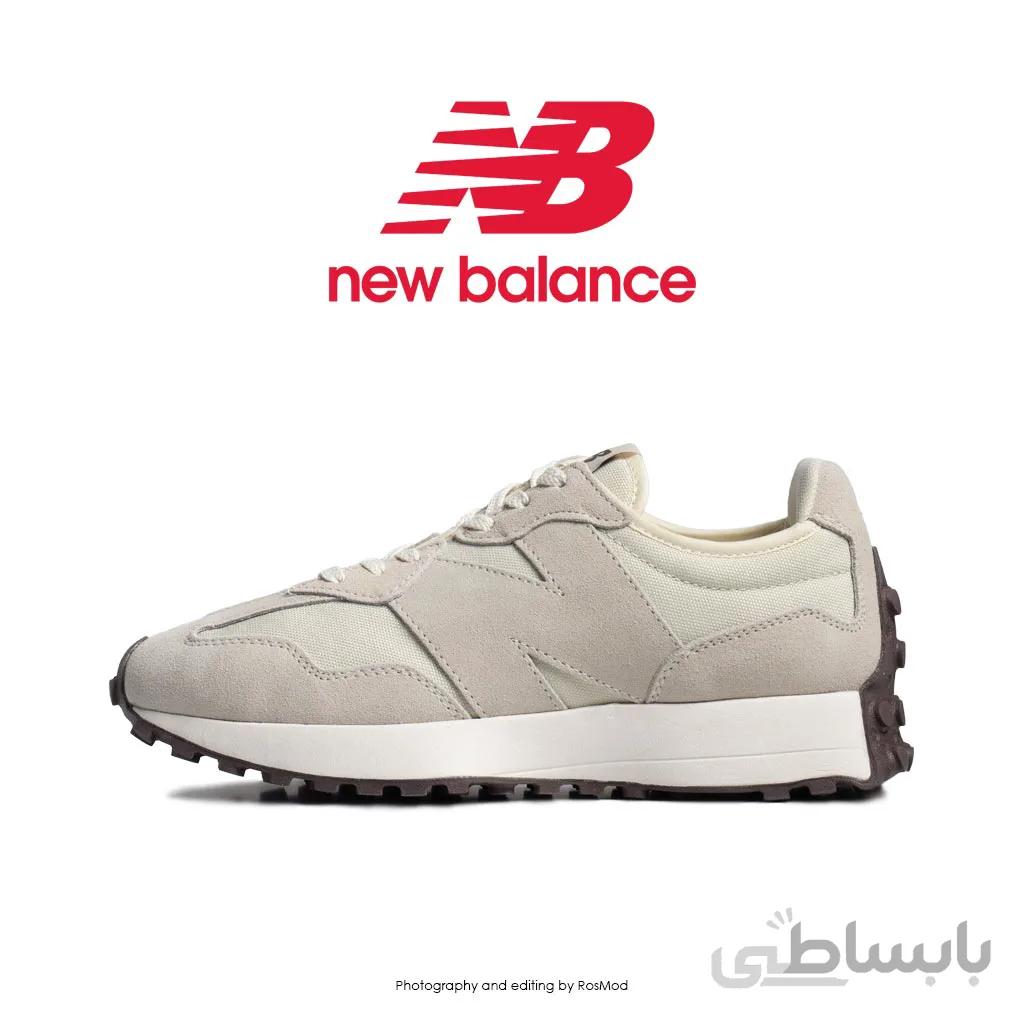 کتانی نیوبالانس 327 خاکی کِرِم – New Balance WS327 Angora