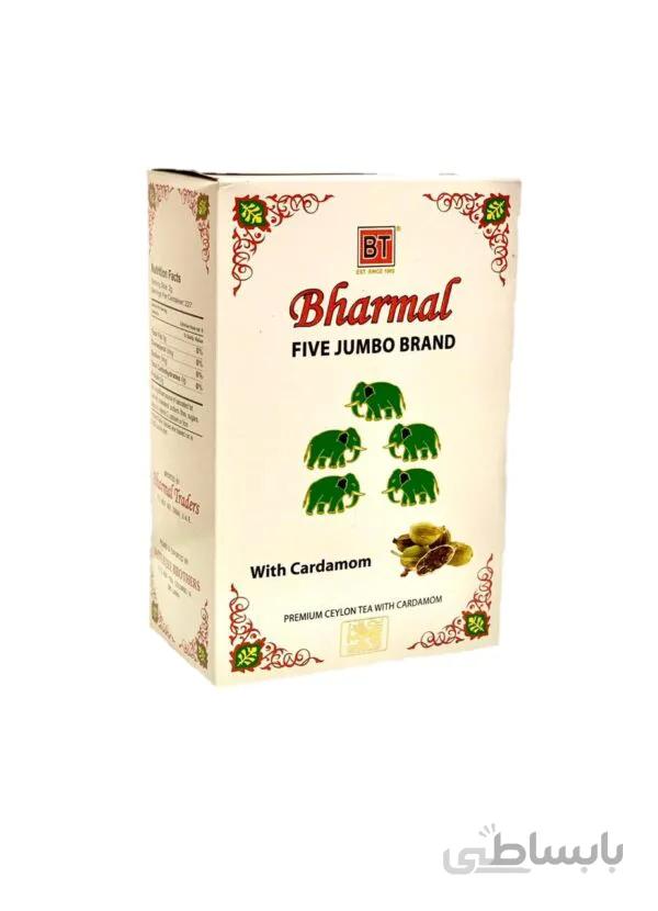 چای بارمال پنج فیل هل دار ۵۰۰ گرم – Bharmal Tea five jumbo push
