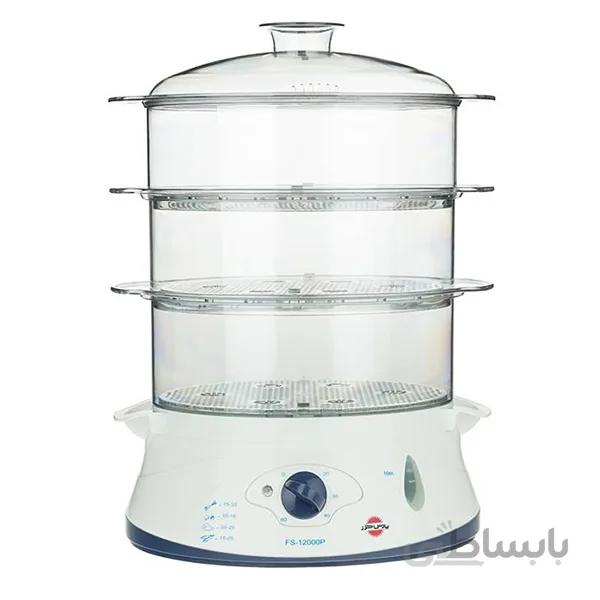بخارپز پارس خزر مدل FS-12000P ا Pars Khazar FS-12000P Steam Cooker