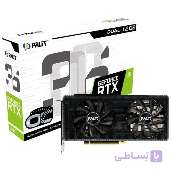 کارت گرافیک پلیت مدل Palit GeForce RTX 3060 Dual OC