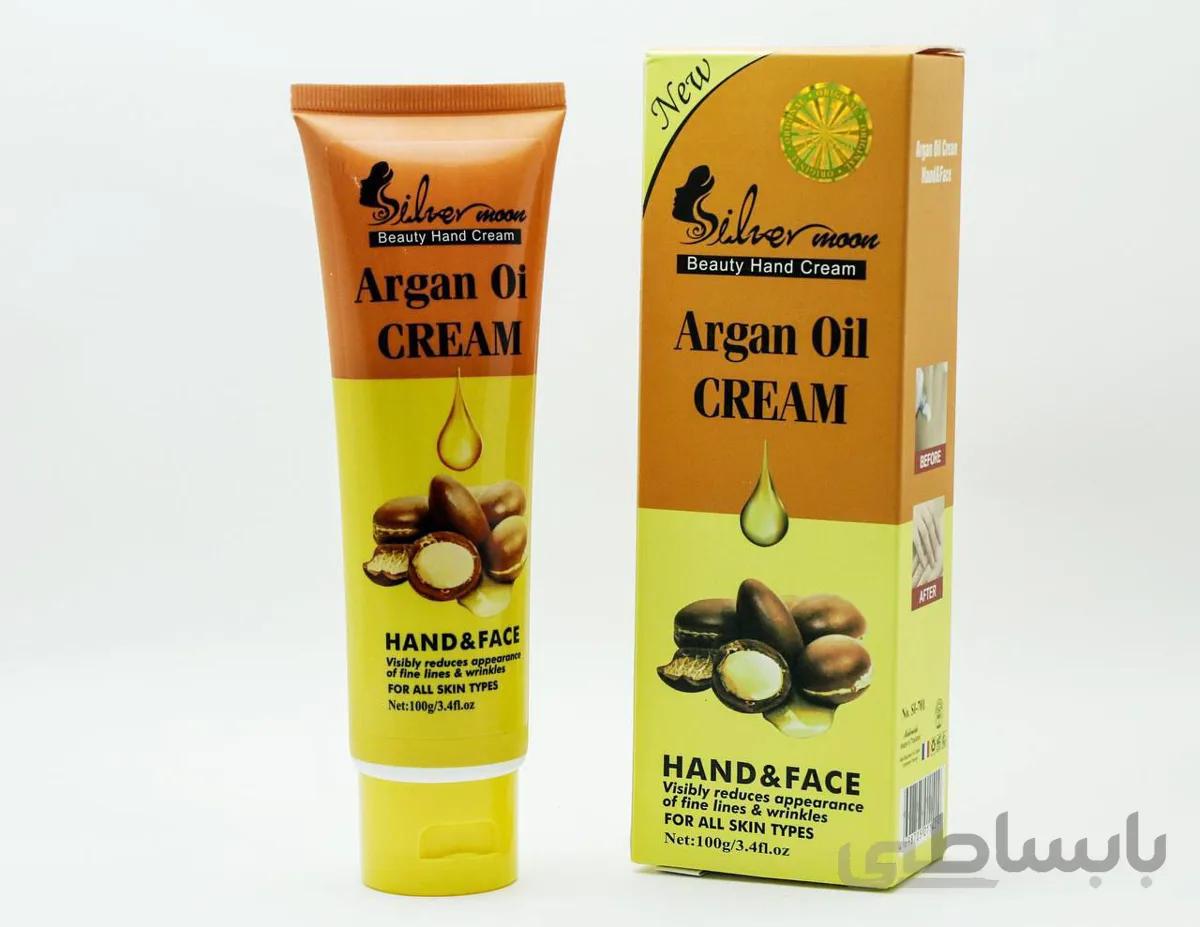 کرم دست و صورت روغن آرگان سیلور