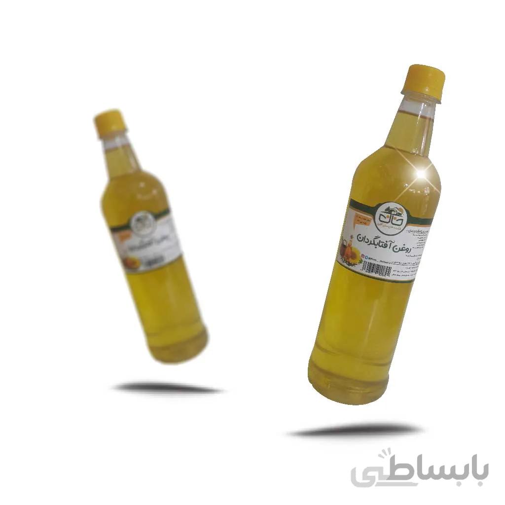 روغن افتابگردان ارگانیک و طبیعی 1 لیتری