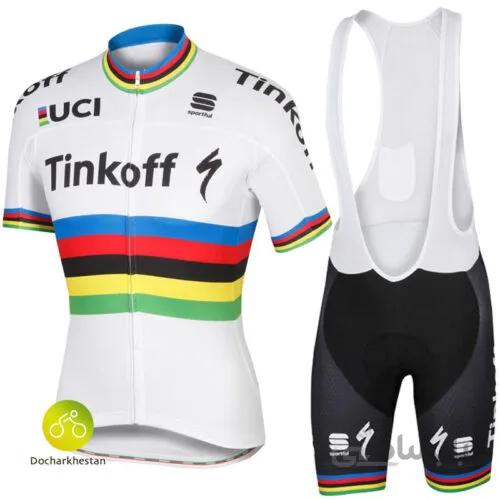 لباس تیم تینکوف قهرمانی جهان Tinkoff WorldCap cycling jersey