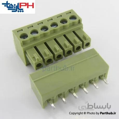 ترمینال 6 پین استریت 3.81mm
