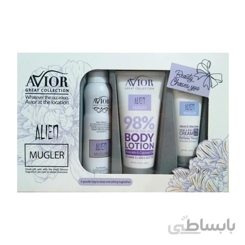 پک هدیه اویور مدل موگلر الین 3 تیکه