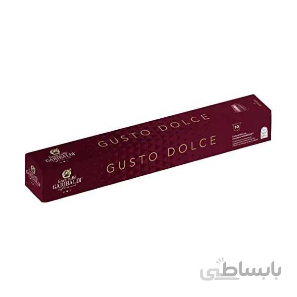 کپسول قهوه گوستو دولسه گاریبالدی بسته ۱۰ عددی