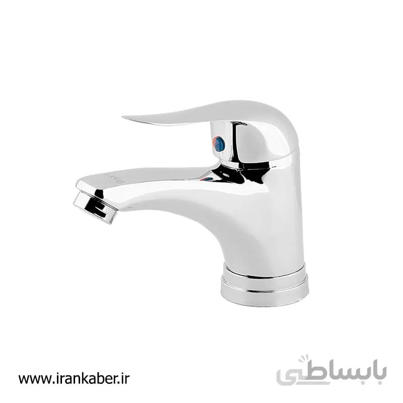 شیر روشویی کروم مدل هیراد برند تیرگان