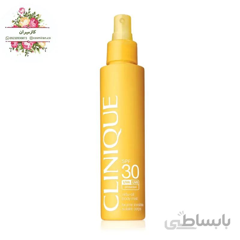 بادی میست بدون روغن کلینیک spf30