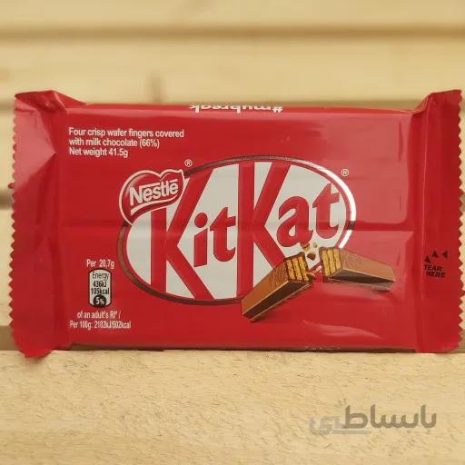 شکلات چهار انگشتی۴۱گرمی کیت کت پک ۲۴ عددی