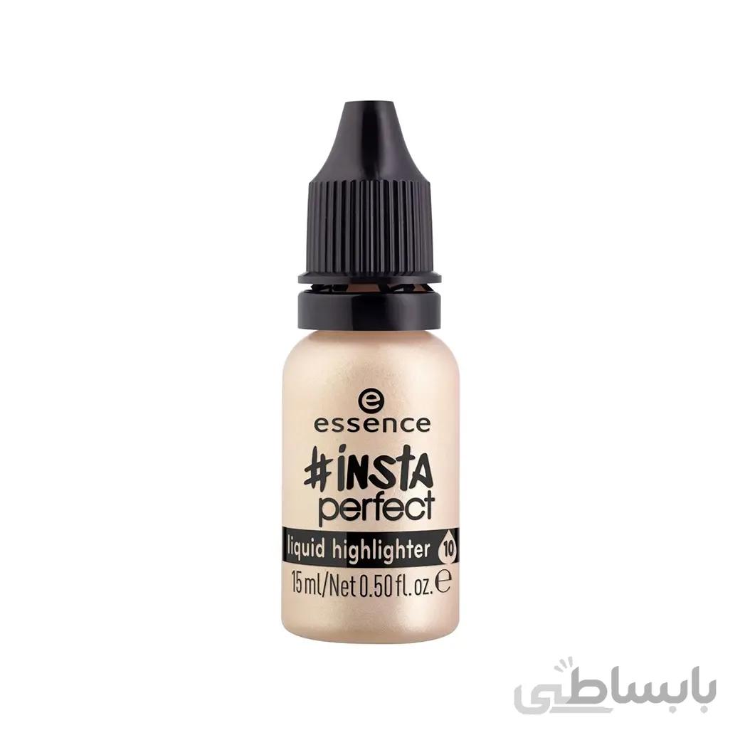 هايلايتر مايع اسنس مدل اينستا پرفکت شماره 10 gold addiction ا Essence Highlighter Liquid Insta Perfect No10 gold addiction