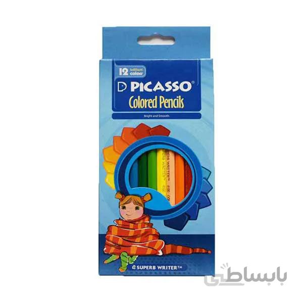 مداد رنگی – مقوایی 12 تایی پیکاسو picasso pencil