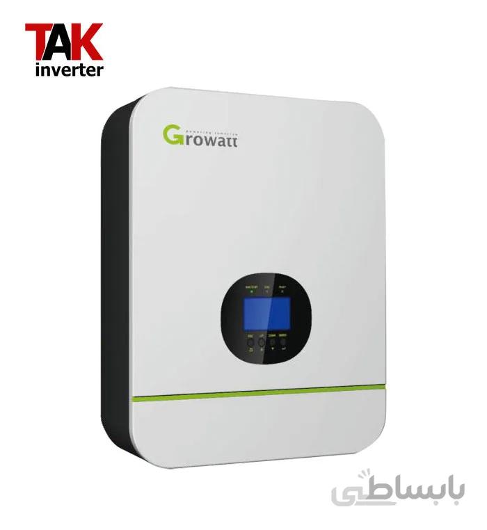 اینورتر شارژر (سانورتر) Growatt SPF 5000TL HVM 5000w 48V MPPT 80A ا sunverter Growatt SPF 5000TL HVM 5000W 48V MPPT 80A