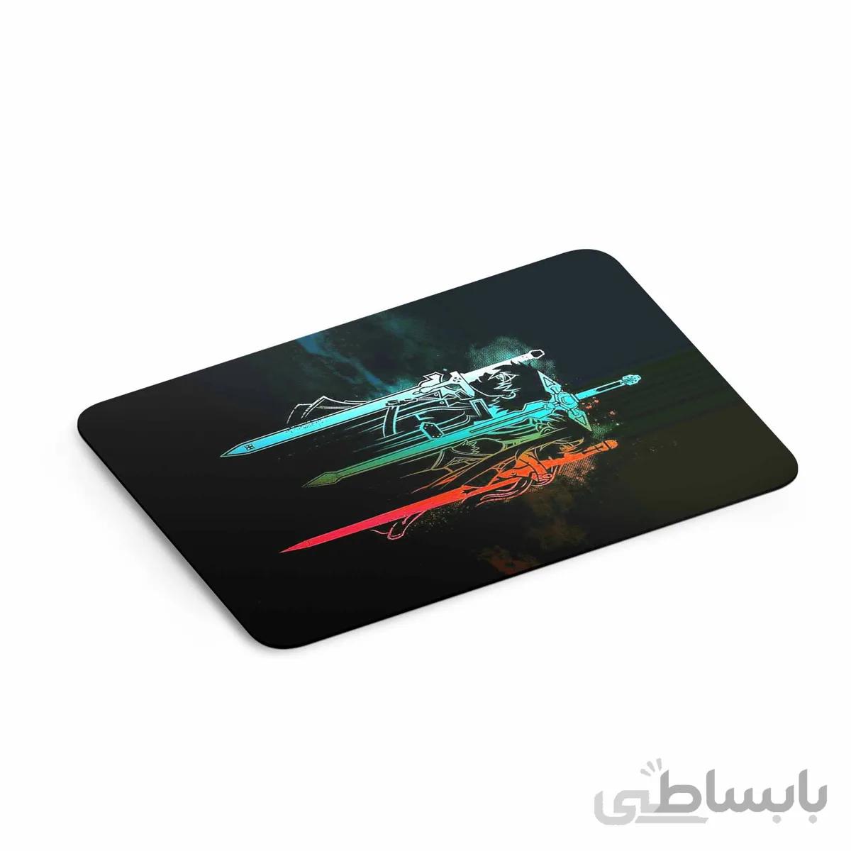 ماوس پد طرح انیمه شمشیر زنی انلاین Sword Art Online