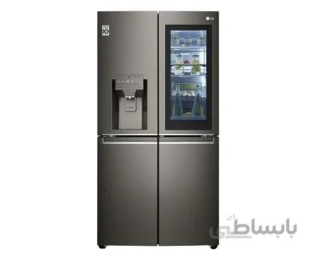 یخچال ساید اینستاویو ال جی X24 ا LG Door-in-Door Refrigerator GR-X24FTKHL