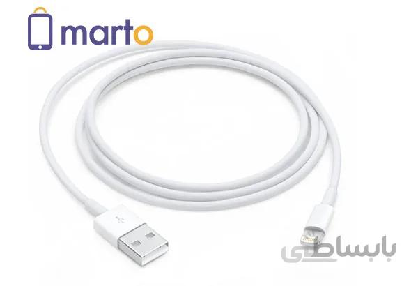 شارژر دیواری آیفون همراه با کابل لایتنینگ 1 متری اپل برای iPhone X ا Apple Wall Charger with Lightning Cable 1m For iPhone X