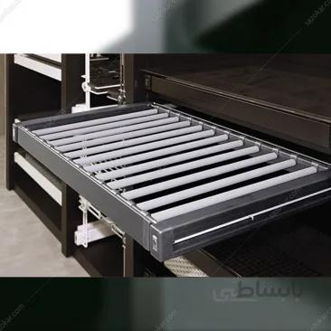 رک ریلی جای شلوار داخل کمد لباس رنگ مشکی ABS سایز 90فانتونی مدل J214 ا Fantoni J214 Rail rack instead of pants