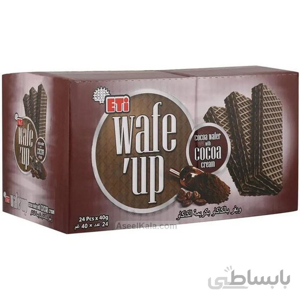 ویفر ویف آپ با طعم کاکائو بسته ۲۴ عددی Wafe Up