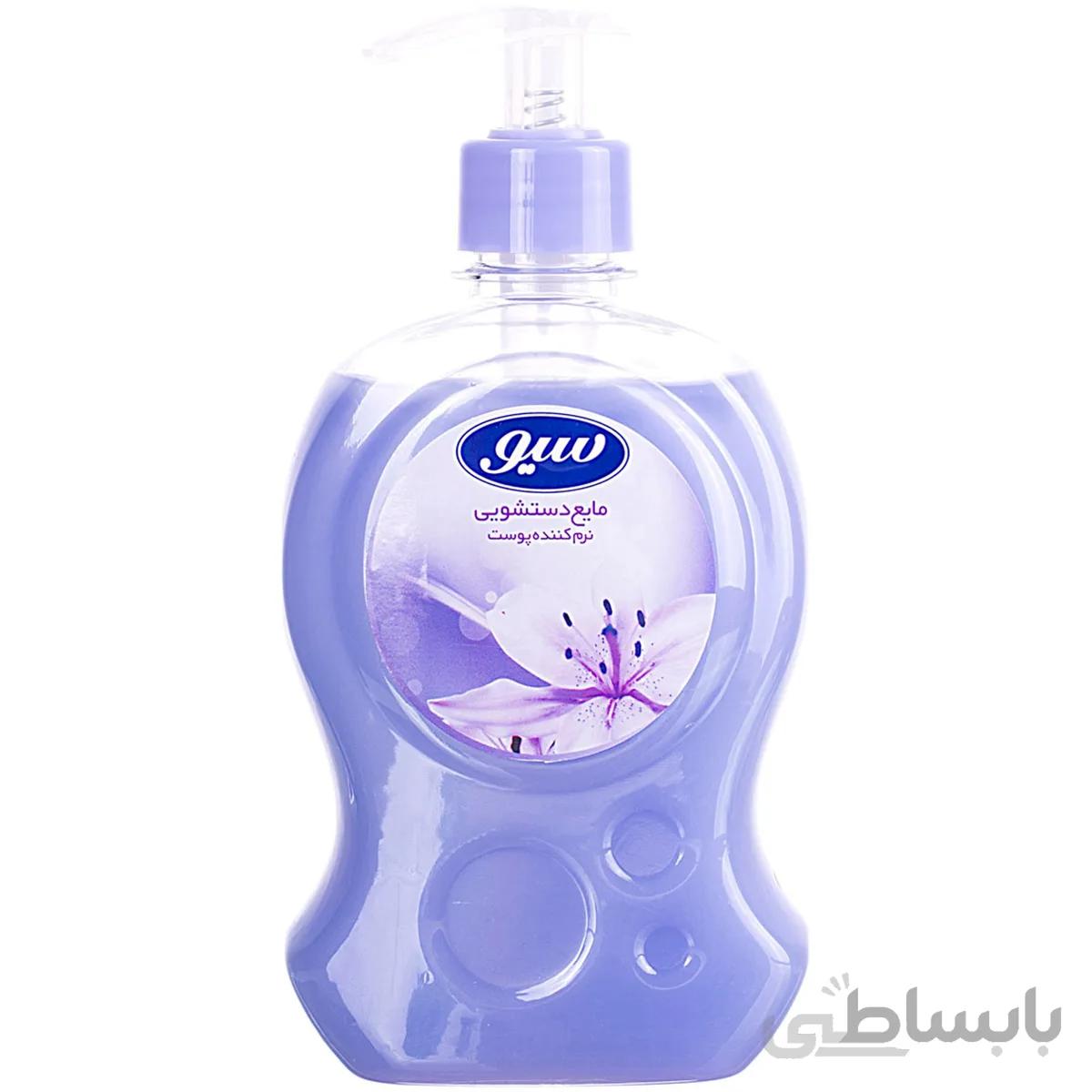 مایع دستشویی بنفش طرح حباب سیو 500 گرمی ا -