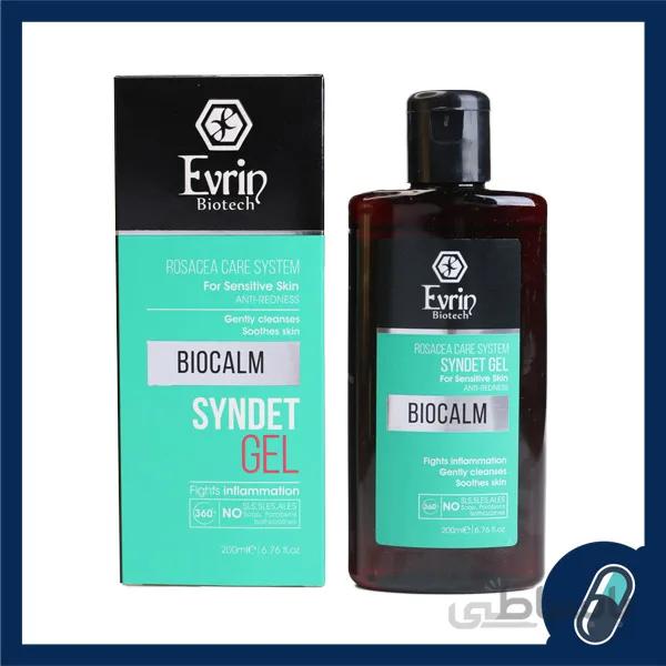 ژل شستشوی صورت پوست حساس اورین بیوتک ا ( Evrin Biotech Biocalm Syndet Gel For Sensitive Skin )