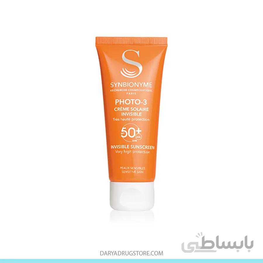 کرم ضد آفتاب بی رنگ SPF50 سین بیونیم