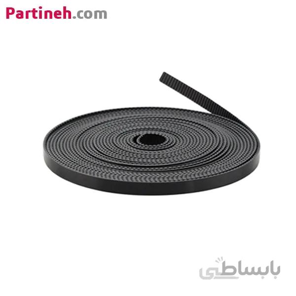 تسمه تایمینگ GT2 عرض 6 میلیمتر باز (متری) دارای مغزی نخ استیل ا GT2 Timing Belt width 6mm with steel core wires