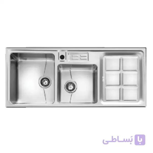 سینک ظرفشویی اخوان مدل ۳۱۸S توکار باکسی