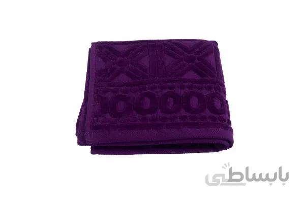 حوله دستی Bera Home طرح ورساچ رنگ بنفش