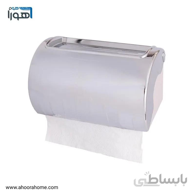 جا دستمال کاغذی آویلا سایز بزرگ کروم