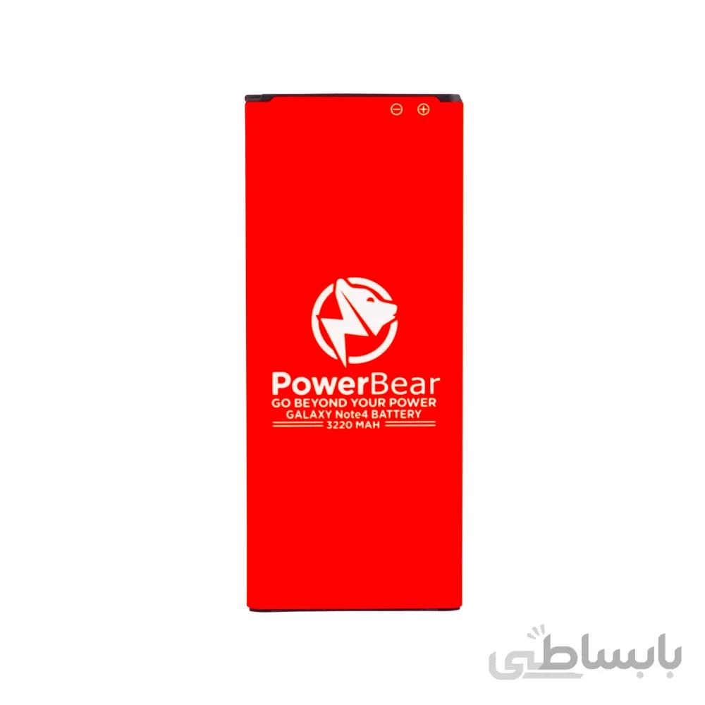 باتری تقویت شده PowerBear سامسونگ Note4 با ظرفیت 3220mAh