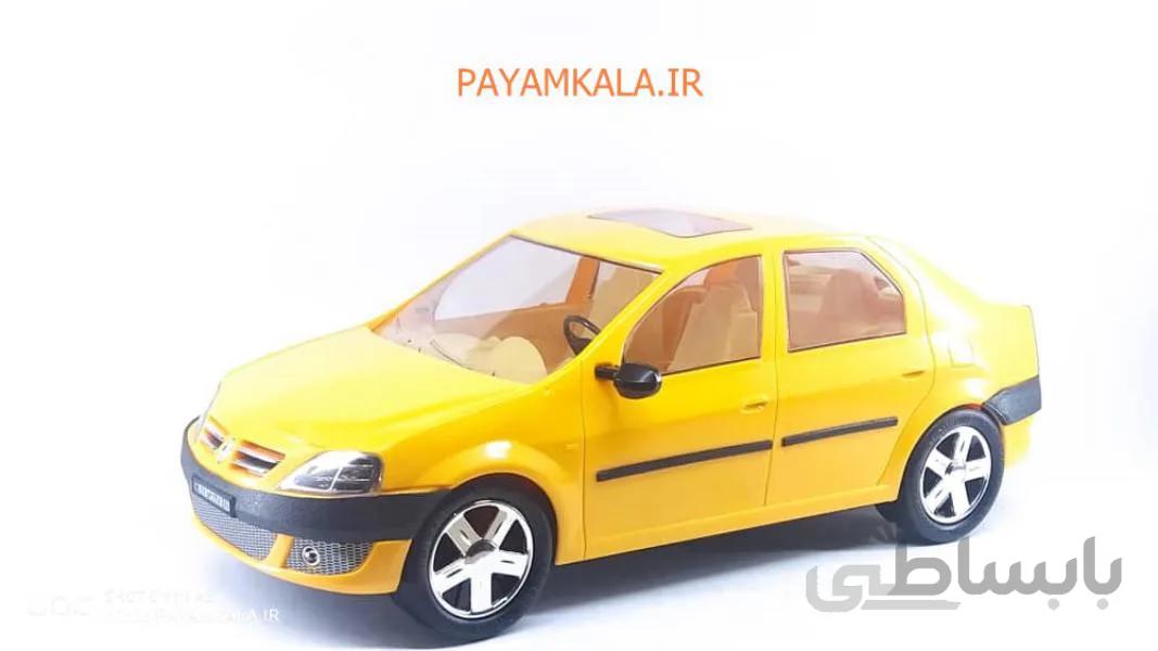 ماشین اسباب بازی تندر 90 پلاستیکی (DORJ TOY) زرد