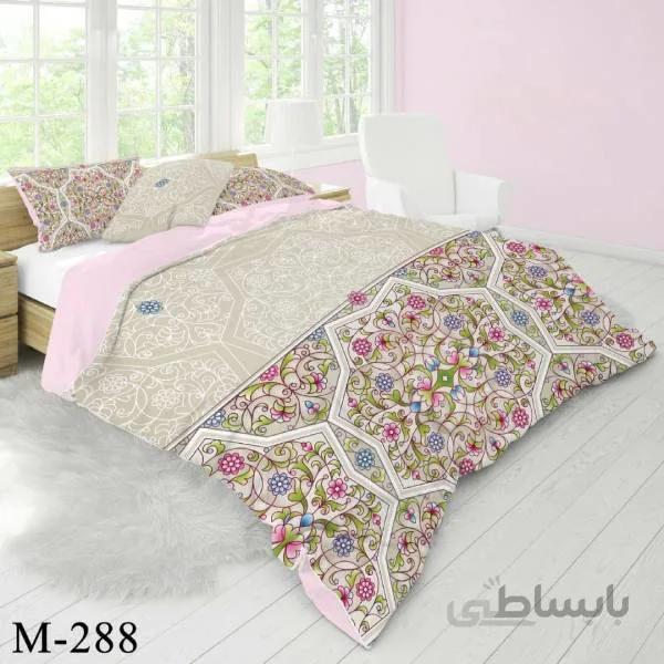 روتختی سه بعدی ساتن ابریشم ترک طرح کلاسیک - کد M 288