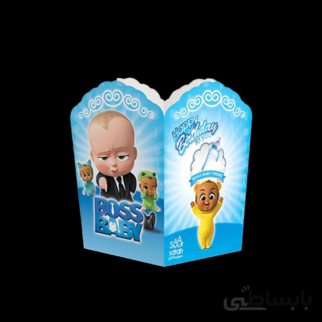 ظرف پاپ کرن تم تولد بچه رئیس