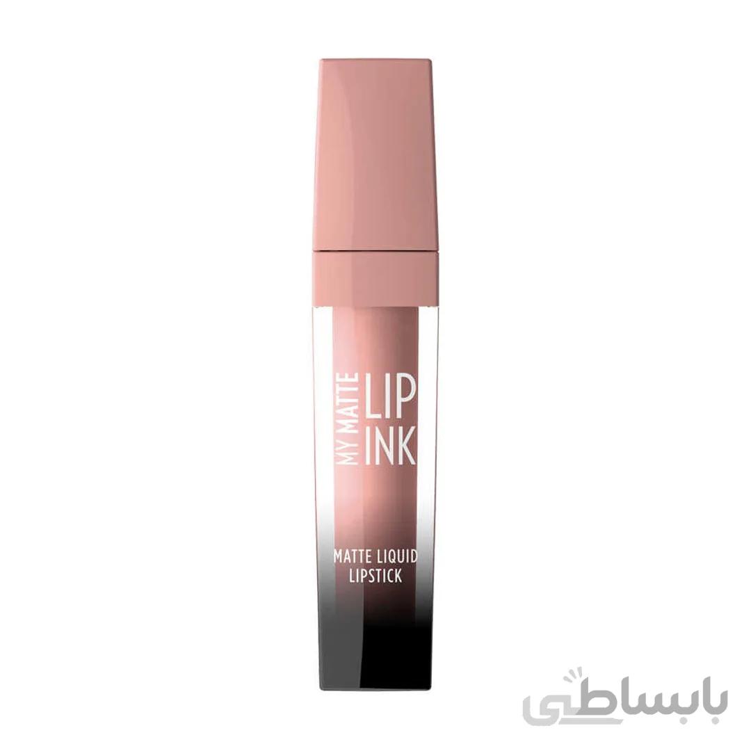 رژ لب مایع مات گلدن رز مدل My Matte Lip Ink شماره 02 ا Golden Rose My Matte Lip Ink Liquid Lipstick No. 02