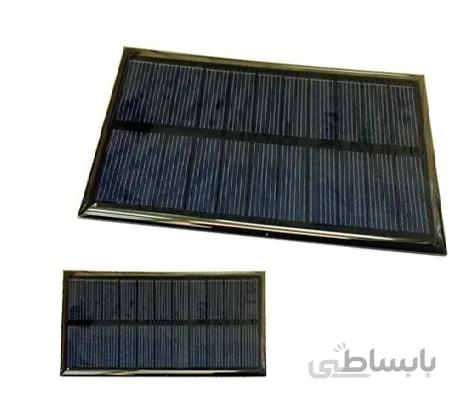 باتری خورشیدی 5.5 ولت 100 میلی آمپر - هانیپا الکترونیک