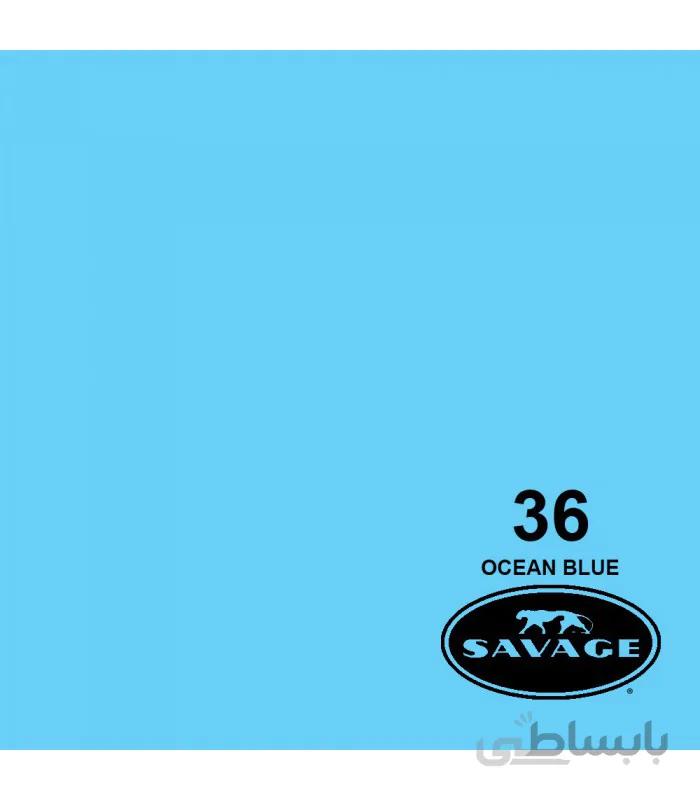 فون کاغذی SAVAGE کد رنگی Ocean Blue 36-12