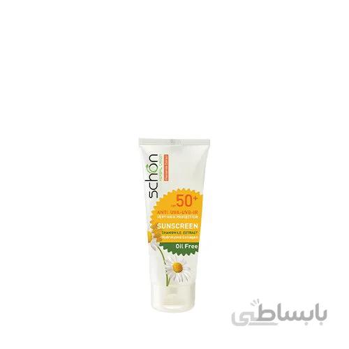 ضد آفتاب بی رنگ و فاقدچربی شون SPF50