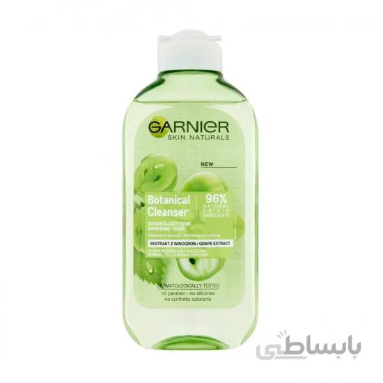 تونر بوتانیکال انگور گارنیر Garnier پوست معمولی تا مختلط حجم 200 میل