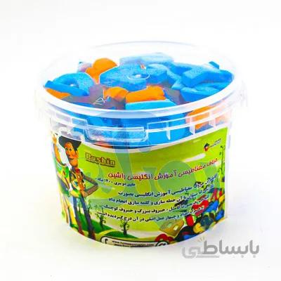 حروف الفبا و اعداد انگلیسی اهنربایی مغناطیسی راشین 140 تکه