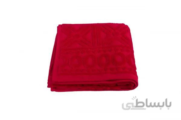 حوله دستی Bera Home طرح ورساچ رنگ قرمز