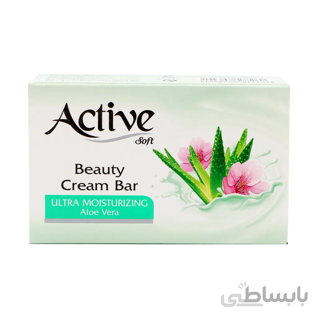 صابون صورت و بدن کرمی ۱۲۵ گرمی اکتیو – کارتن ۹۶ تایی