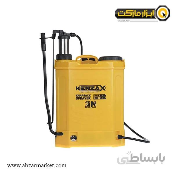 سم پاش شارژی 18 لیتر کنزاکس مدل KNS-118 ا Kenzax KNS-118 Knapsack Sprayer